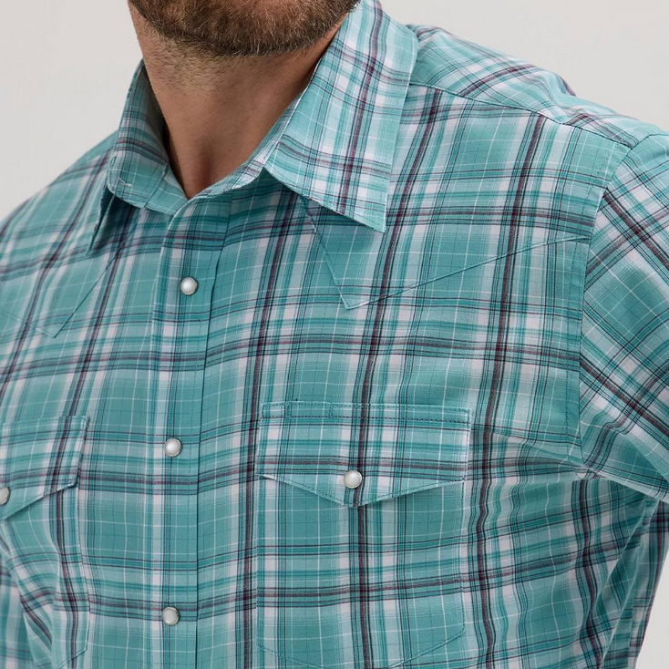 Wrangler - Camisa Western para Hombre Resistente a las Arrugas - 112355416