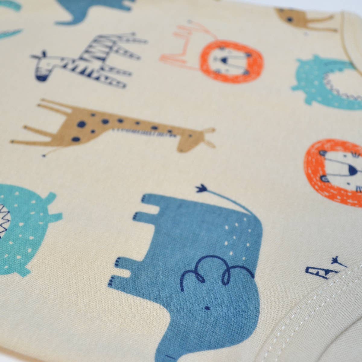 Pack of 3 100% Cotton Baby Roar Lion Twill Patches Bodysuits