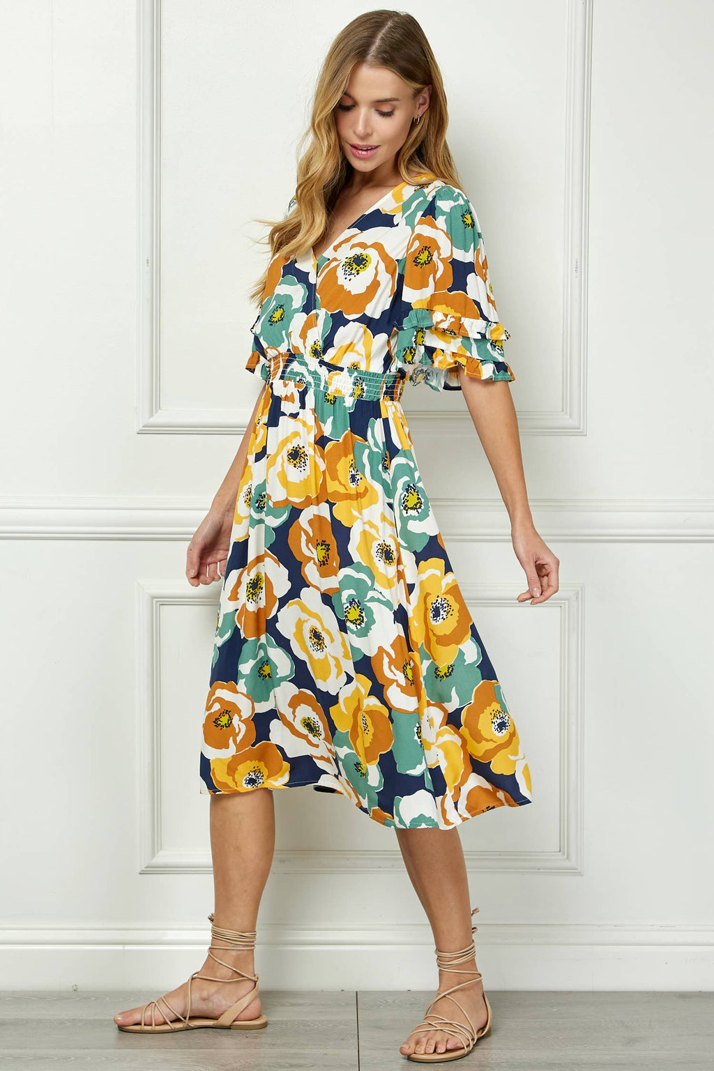 Colección Winslow - Vestido cruzado elegante para mujer inspirado en un kimono - Y973766N90