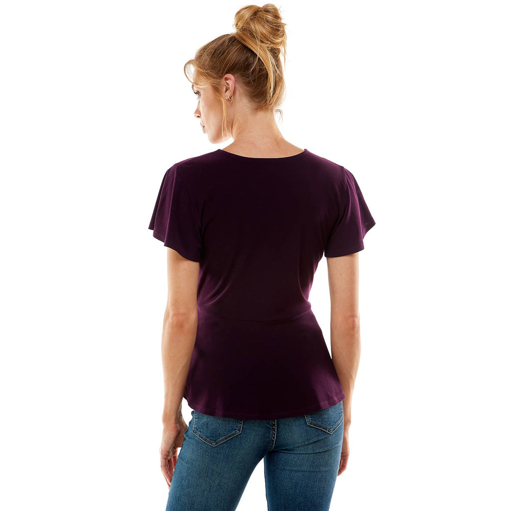 Lily Star - Blusa cruzada suave con estampado floral - MT1185036WPL