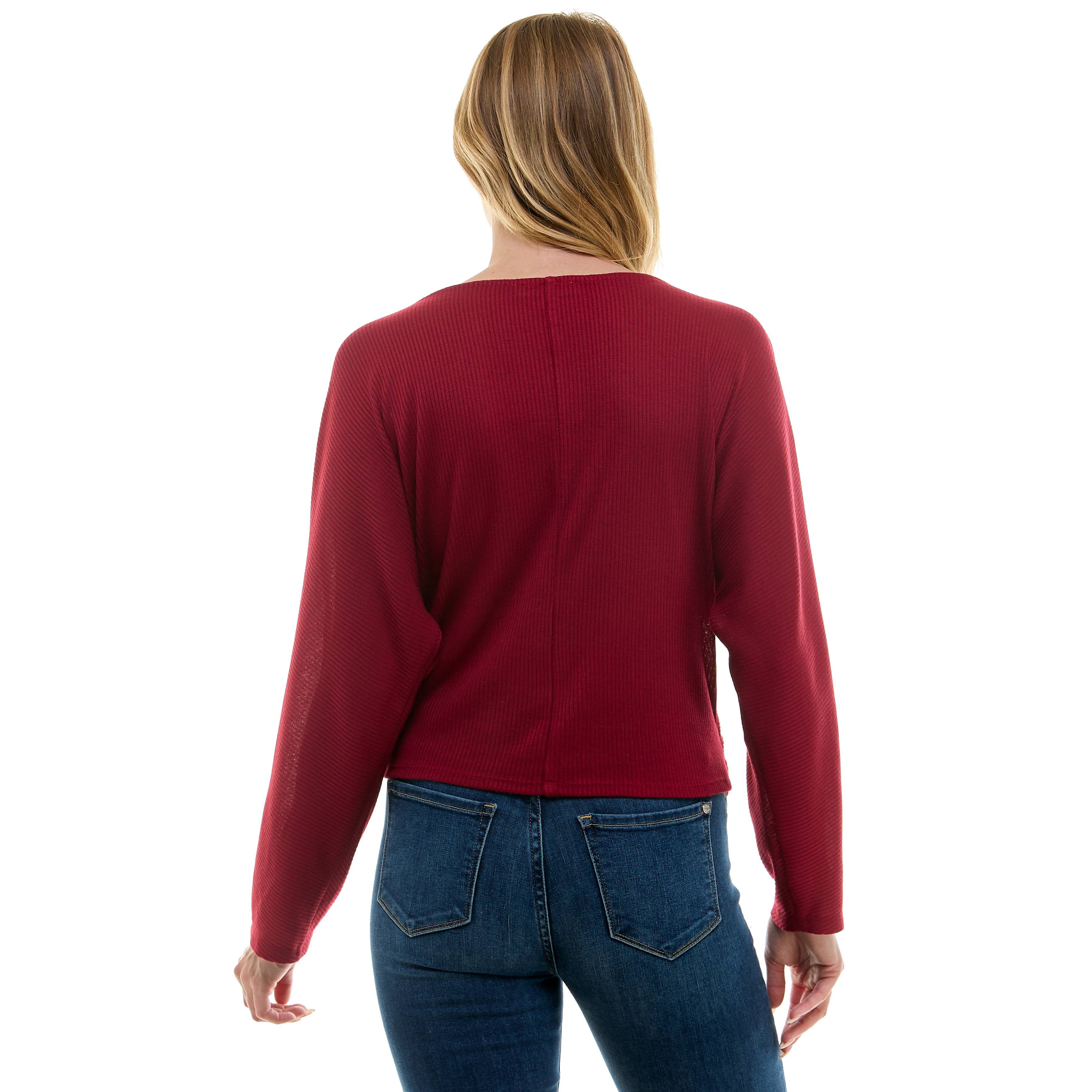 Colección Winslow - Top de punto acanalado con detalle retorcido para mujer - MA13234T36