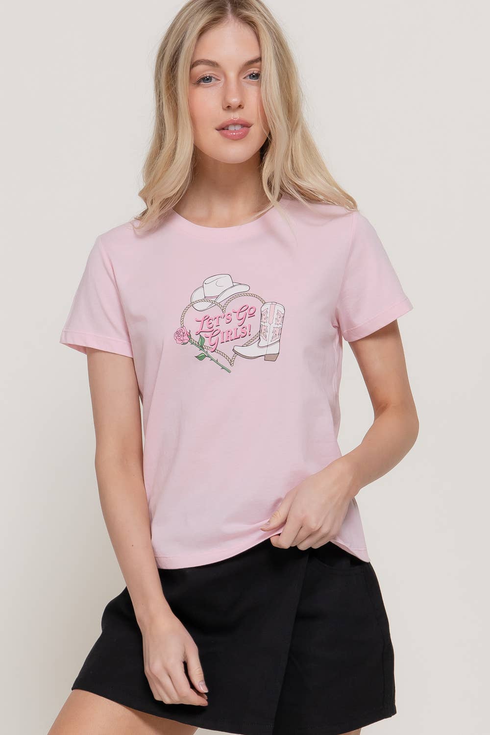 Active USA - Short Sleeve Crew Neck Graphic T-Shirt - T15095