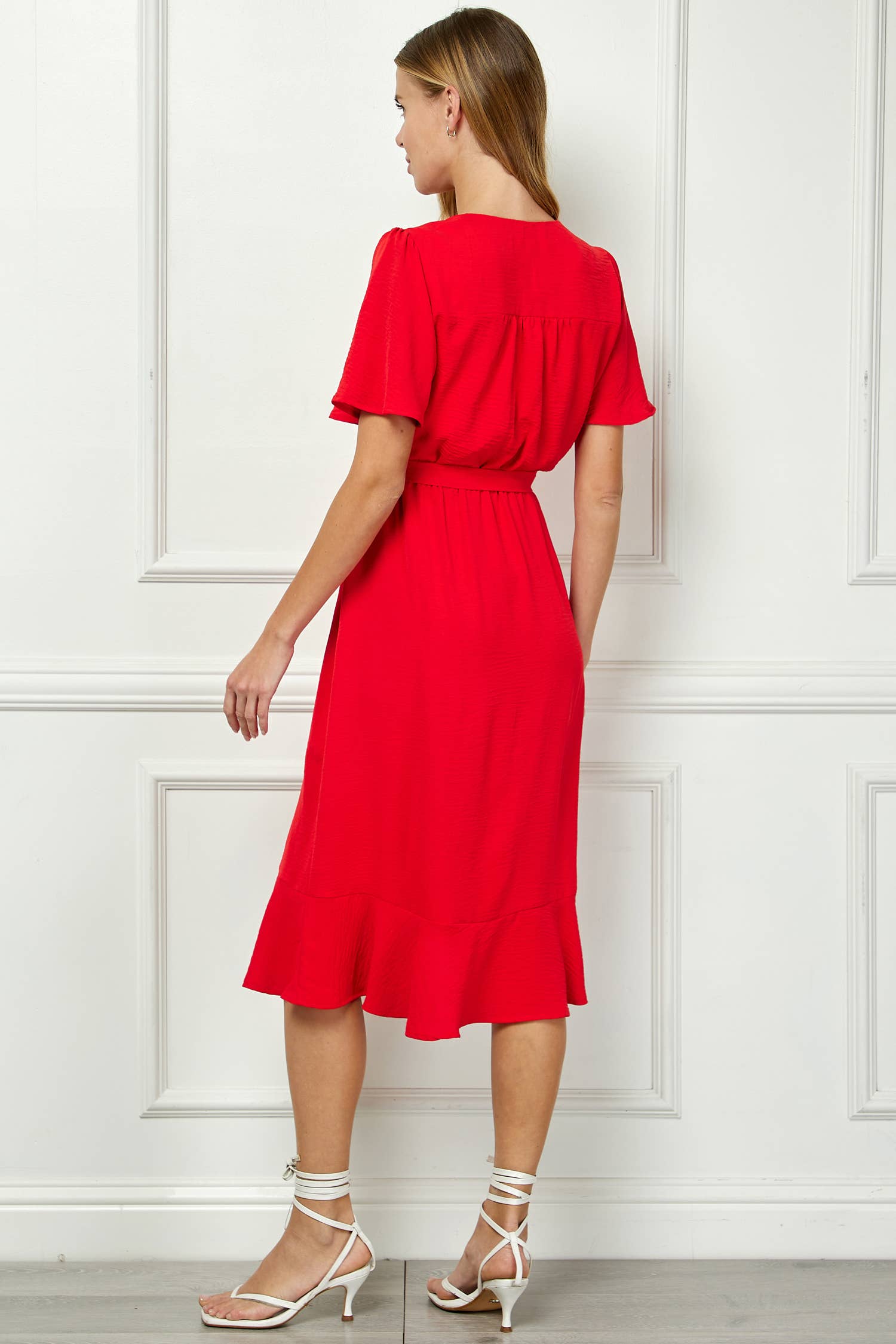 Colección Winslow - Vestido cruzado falso de elegancia clásica para mujer - Y95651P33