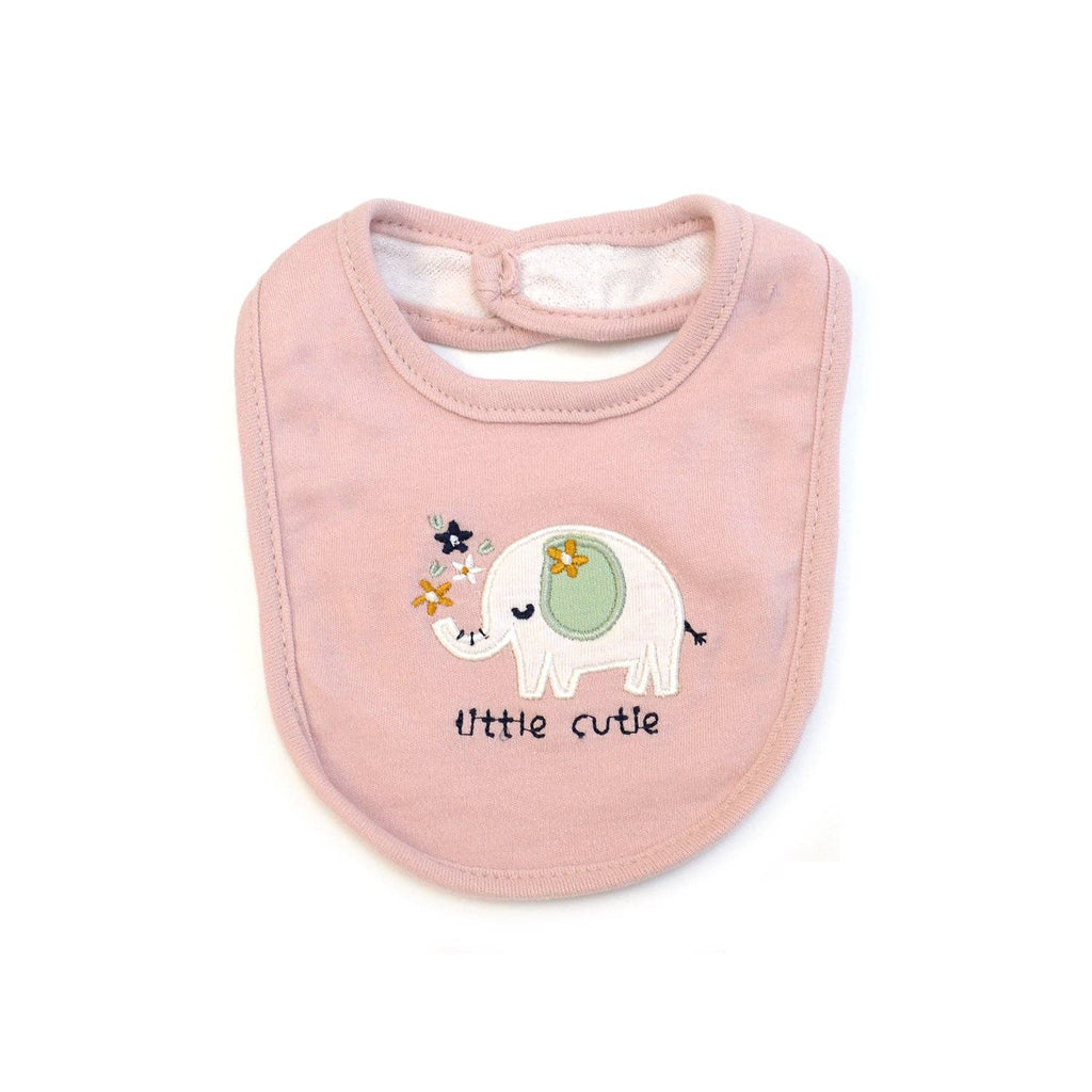 Conjunto de 3 piezas Baby Views: pelele, pantalón y babero de elefante - V145F204