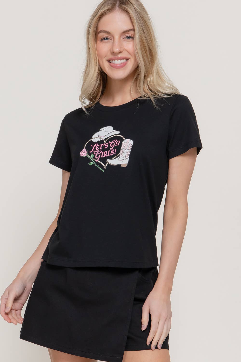 Active USA - Short Sleeve Crew Neck Graphic T-Shirt - T15095