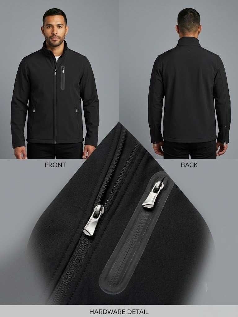 Rock Revolution Men's Softshell Full-zip Jacket - RR8035