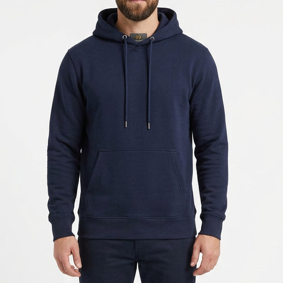 Men's Solid Pullover Hoodie - 629992