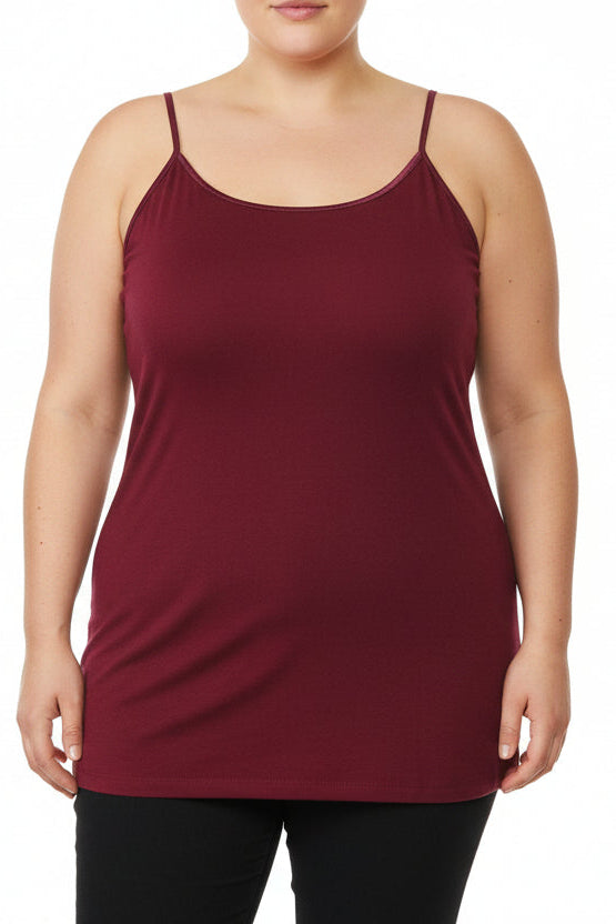 Ambiance - Camisola clásica larga para mujer [Tallas grandes] - 60340XL