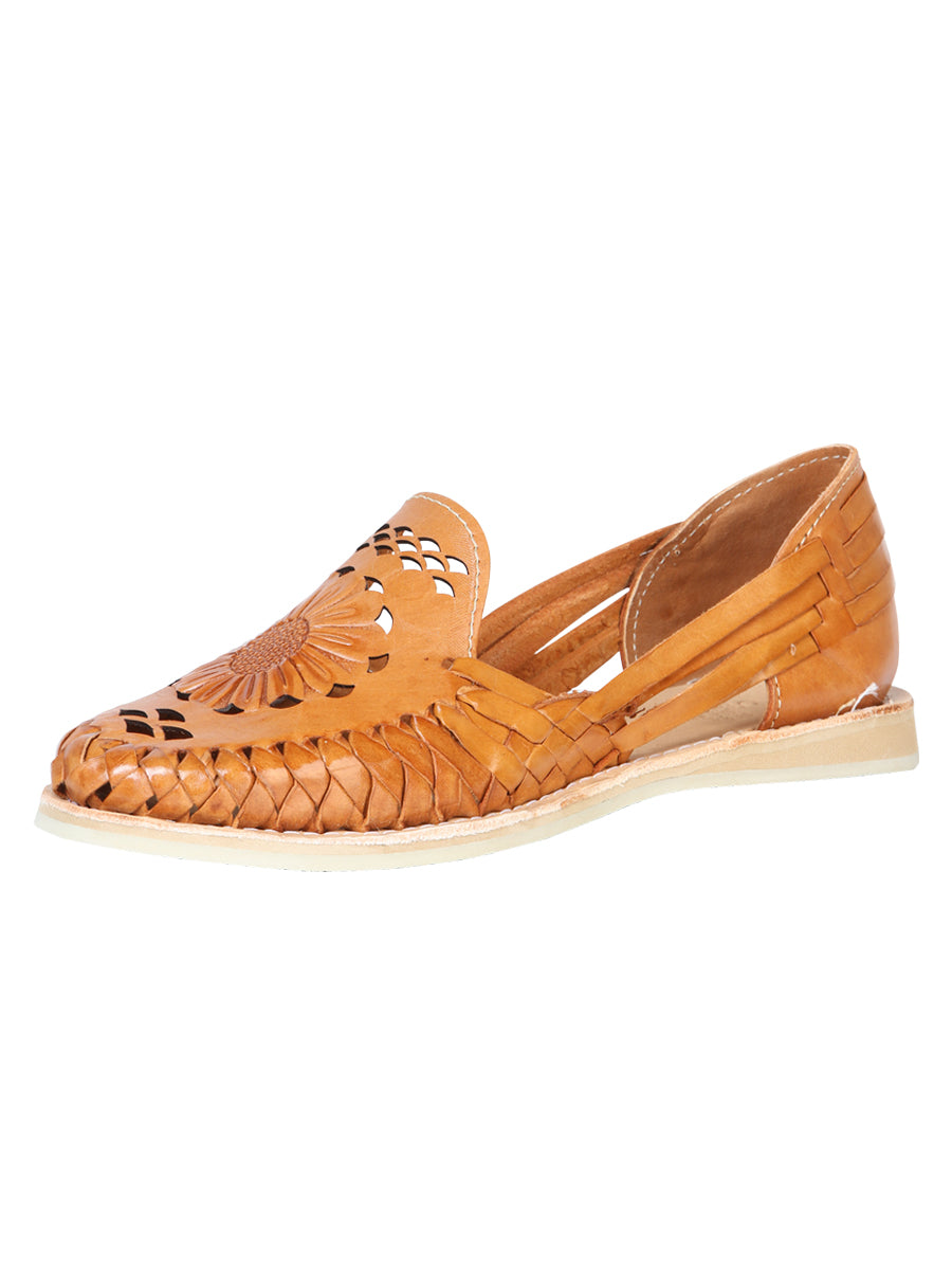 Women's Mexican Artisanal Sandals Leather Tang 603924