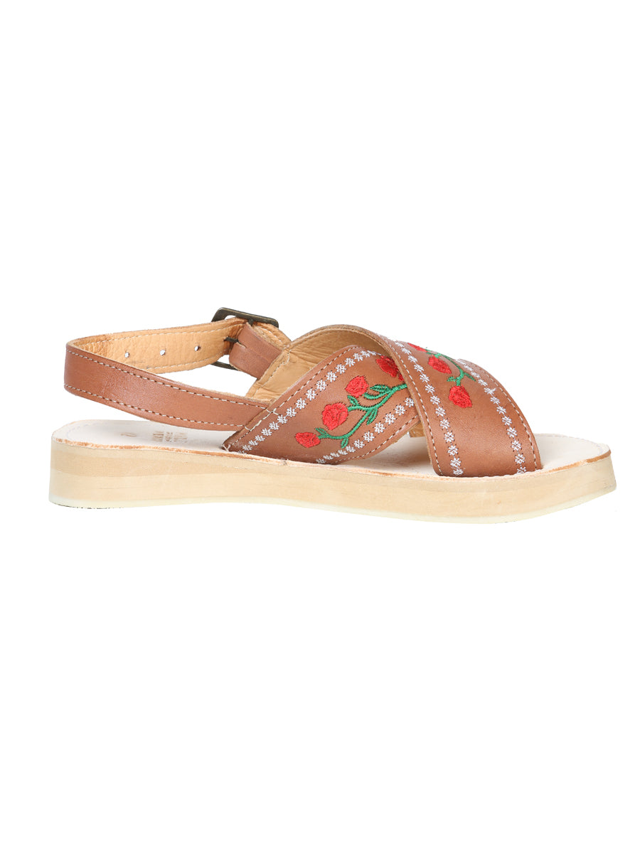 Women's Mexican Artisanal Sandals Leather Tang 603927