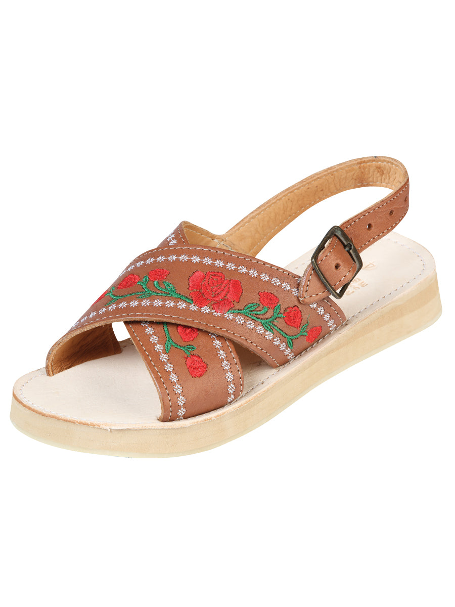 Women's Mexican Artisanal Sandals Leather Tang 603927