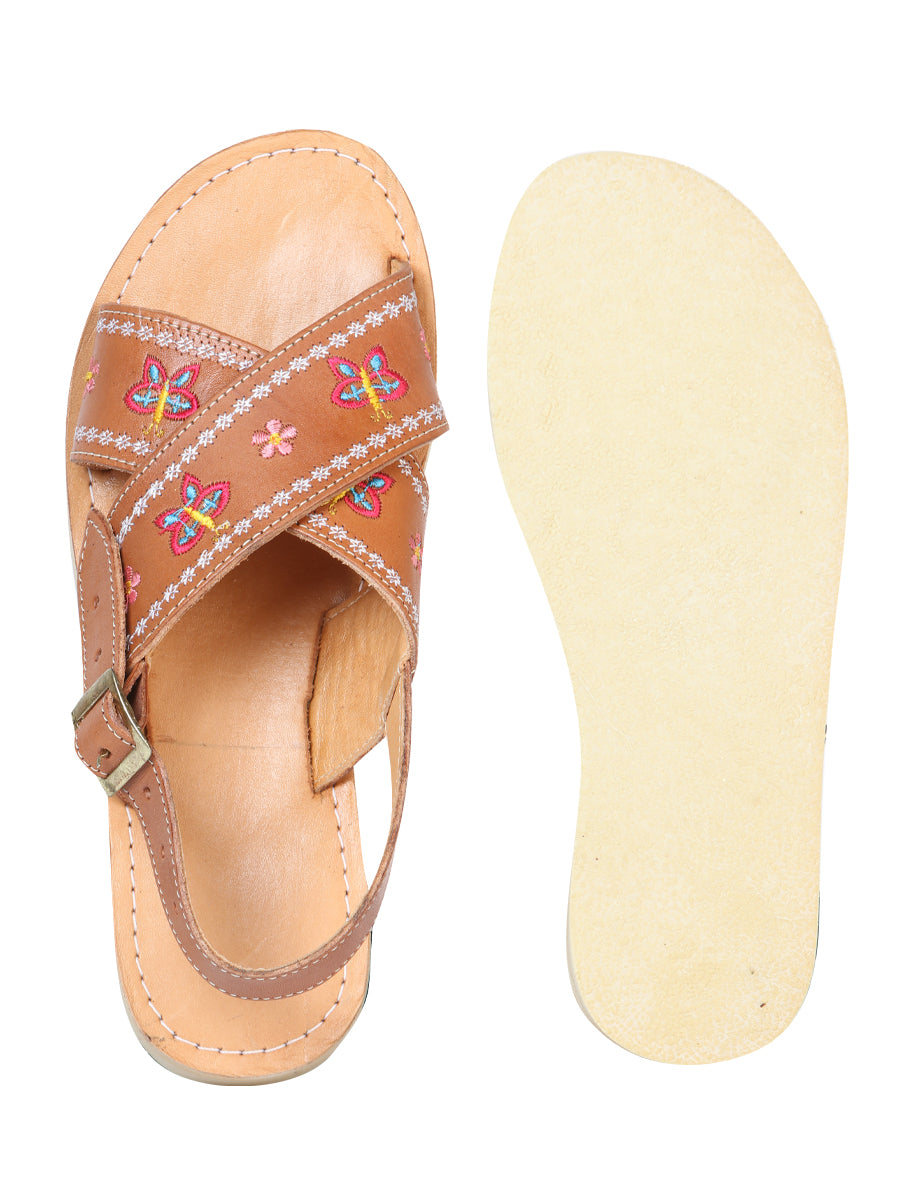 Women's Mexica Artisanal Sandals Leather Tang 603928