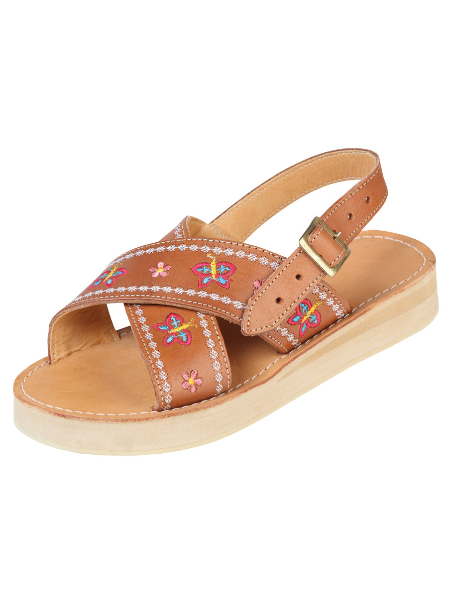 Women's Mexica Artisanal Sandals Leather Tang 603928
