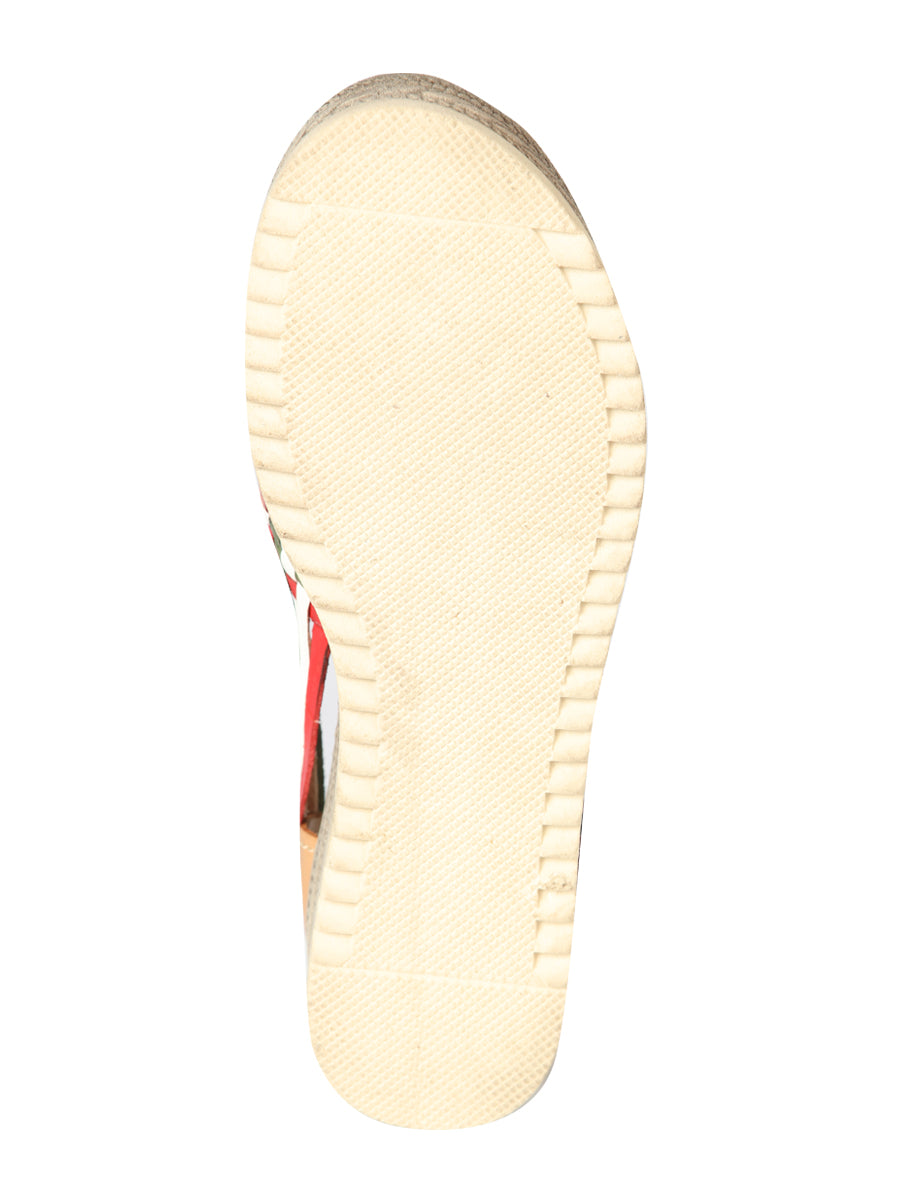 Women's Mexican Artisanal Sandals Leather Tricolor 603942