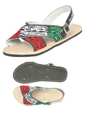 Men's Mexican Artisanal Sandals 50% Leather, 50% Synthetic Black  603955