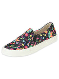 Women's Mexican Artisanal Yute Tennis Shoes 50% Cotton, 50% Polyester  Multicolor 604006