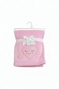 Baby Elements - Girl's Pink Heart with Smile Blanket - FAB153