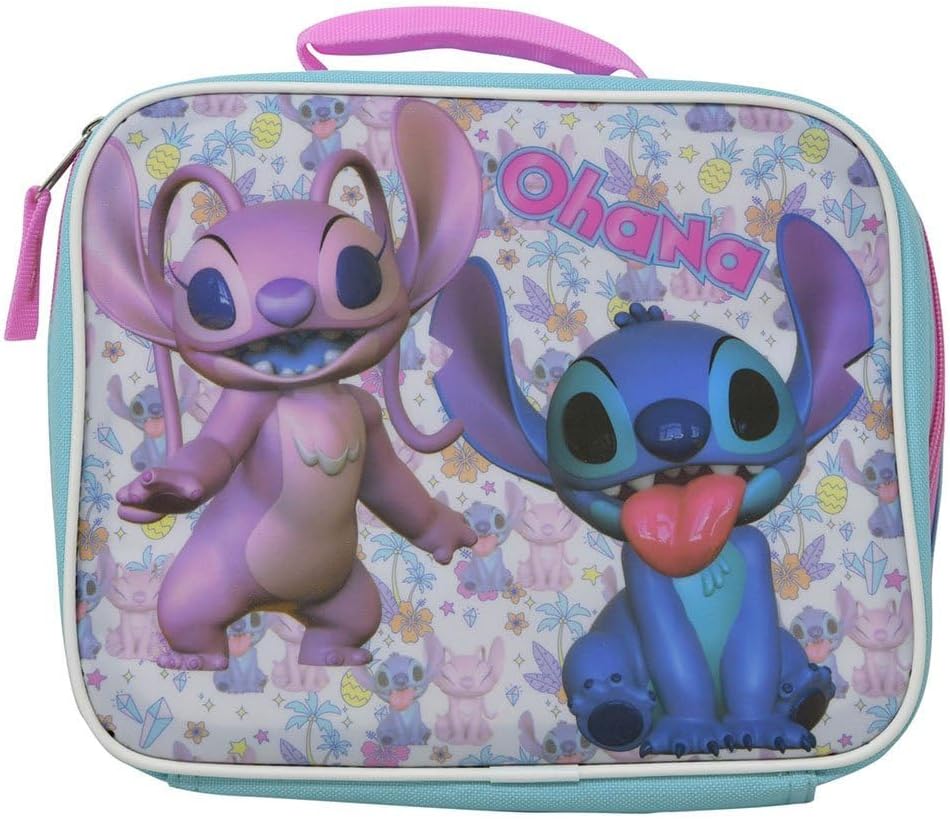 Stitch & Angel Rectangle Lunch Bag - ANGLU