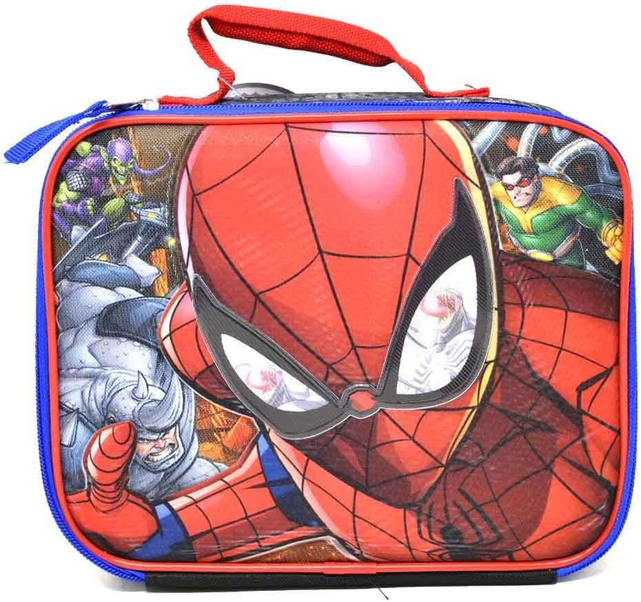 Spider-Man Lunch Bag with Crossbody Strap - LXB7G5CUSM