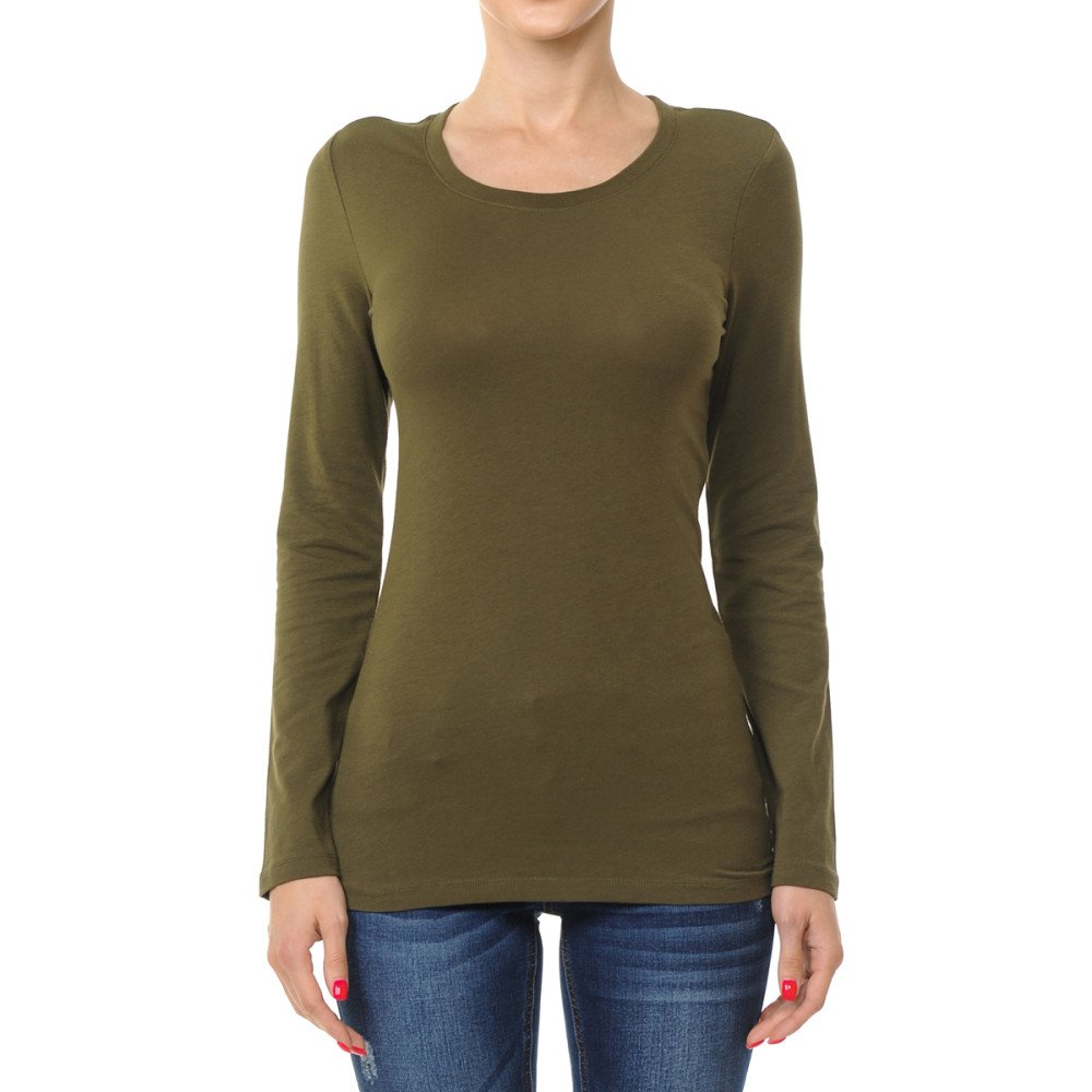 Ambiance - Women's Long Sleeve Boy Tee- 62800