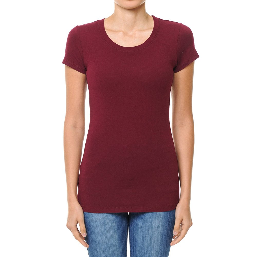 Ambiance - Women Short Sleeve Round Neck T-shirt - 64000