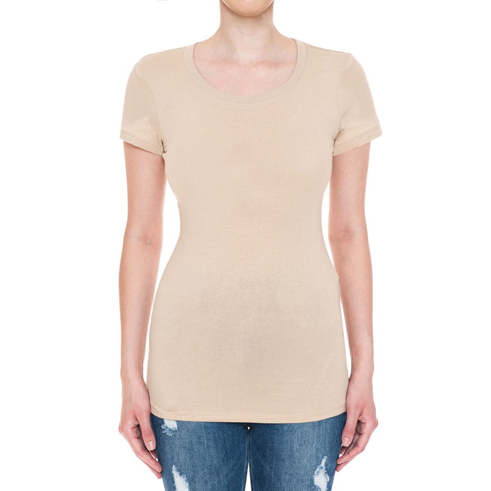 Ambiance - Women Short Sleeve Round Neck T-shirt - 64000