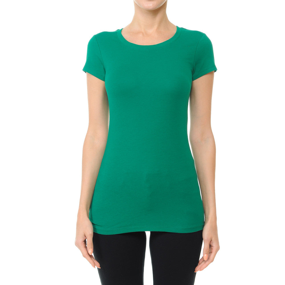 Ambiance - Women Short Sleeve Round Neck T-shirt - 64000
