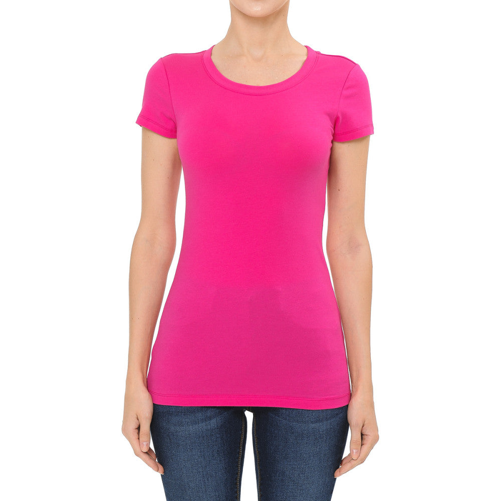 Ambiance - Women Short Sleeve Round Neck T-shirt - 64000