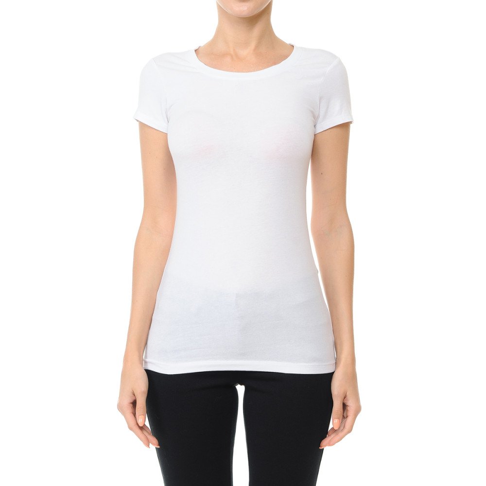 Ambiance - Women Short Sleeve Round Neck T-shirt - 64000