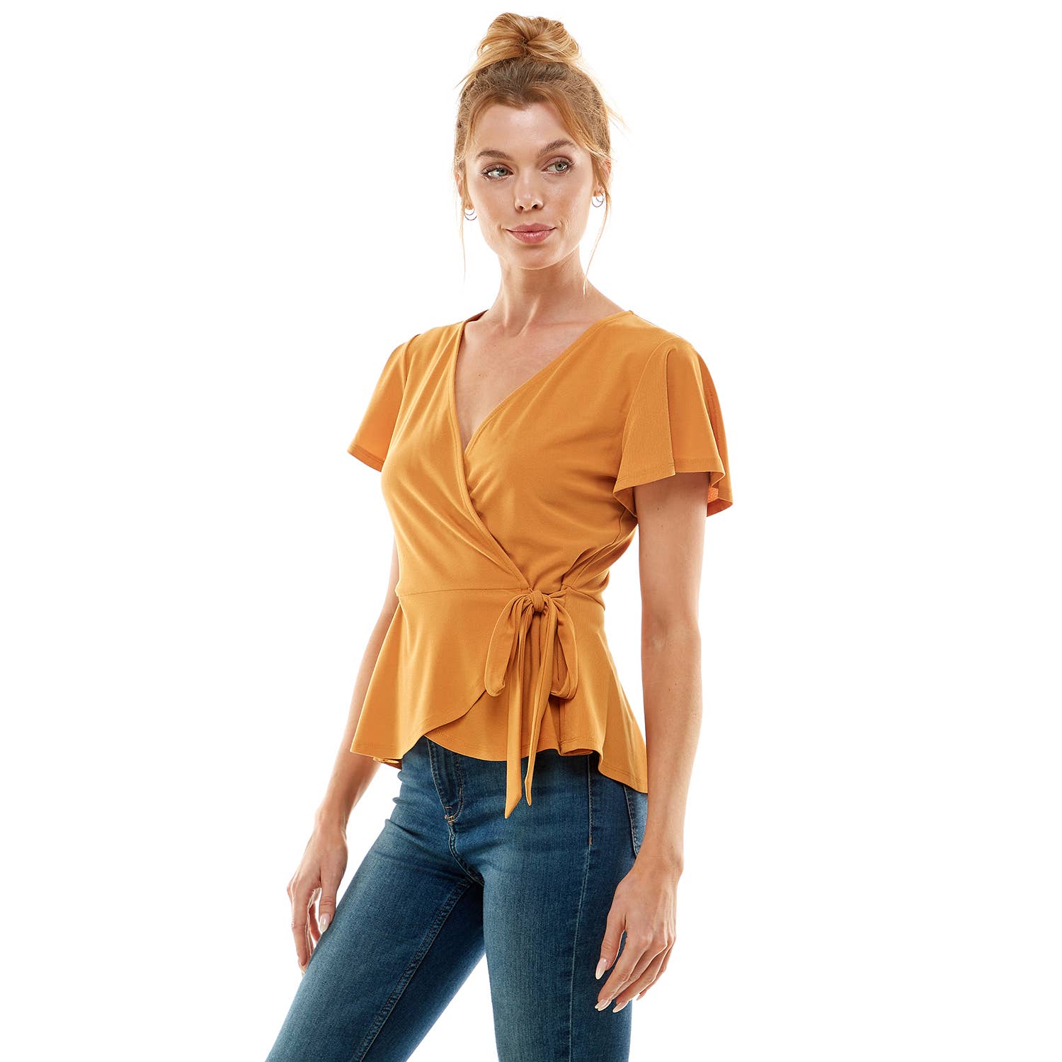 Lily Star - Blusa cruzada suave con estampado floral - MT1185036WPL