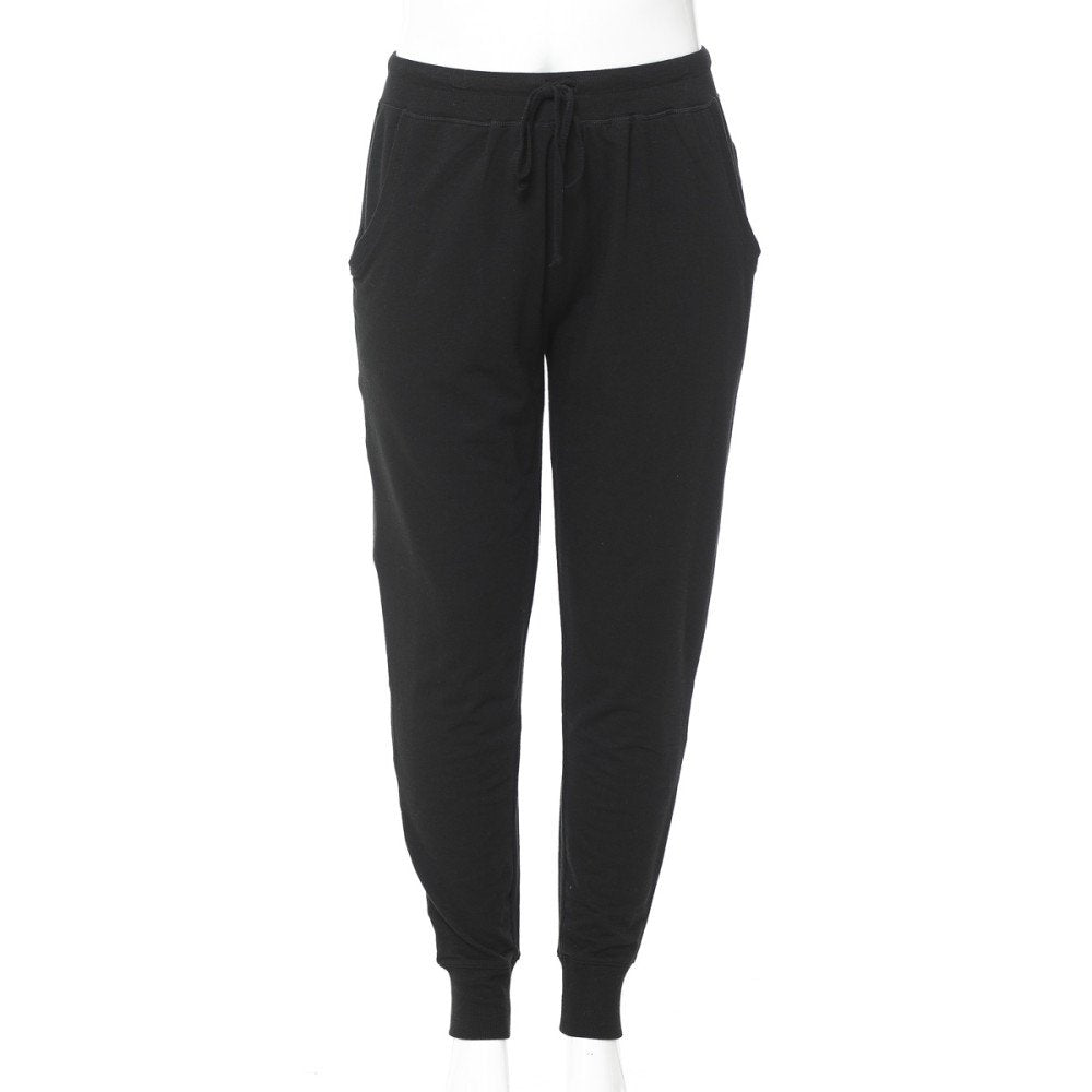 Ambiance - Woman's French Terry Cuffed Joggers [Plus Size] - 65776XL