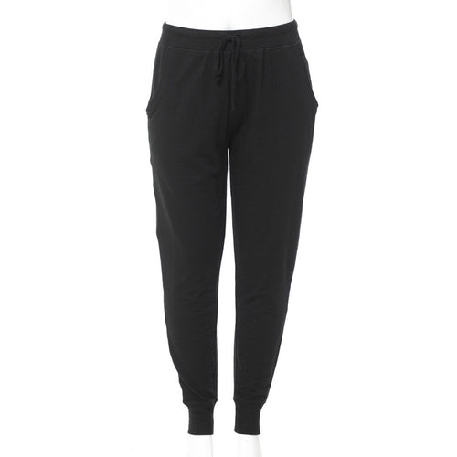 Ambiance - Pantalón de chándal de felpa francesa para mujer con puños [Tallas grandes] - 65776XL