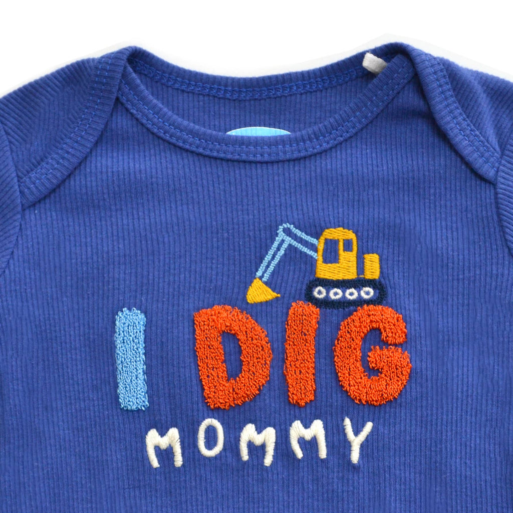 Baby 3pcs Chenille Applique Bodysuit Hat Pants Set