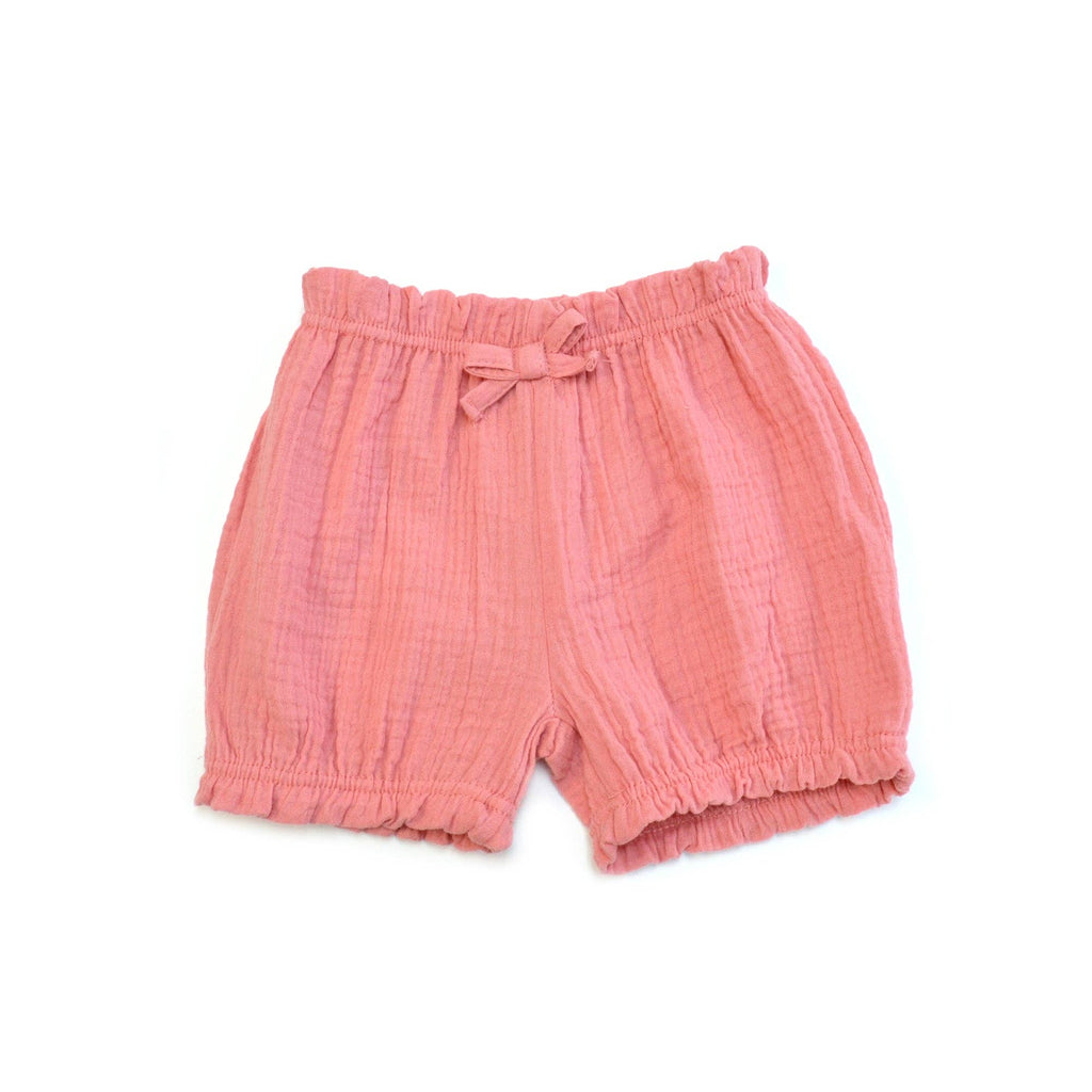 Ropa de verano para bebé niña, conjunto de camiseta de algodón de manga corta con volantes y shorts - R012J803