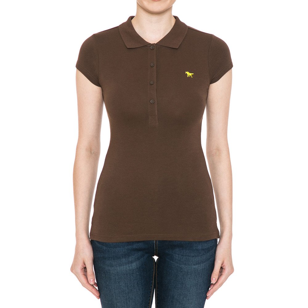 Ambiance - Women's Short Sleeved Fitted Polo Shirt - 70086