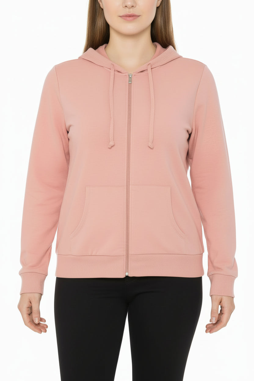 Ambiance - Women's French Terry Hoodie [Plus Size] - 70675XL