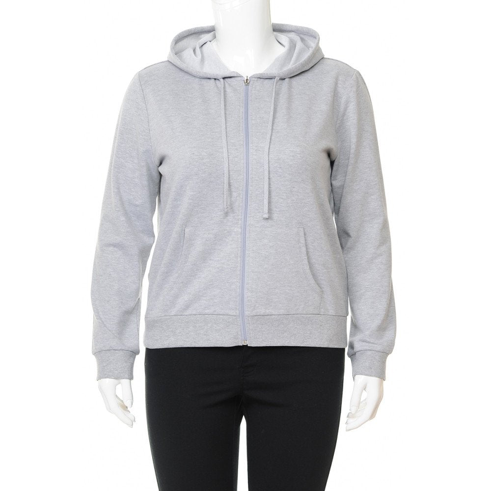 Ambiance - Women's French Terry Hoodie [Plus Size] - 70675XL