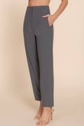 Active USA - Pantalón Largo de Cintura Alta con Pliegues - P13839
