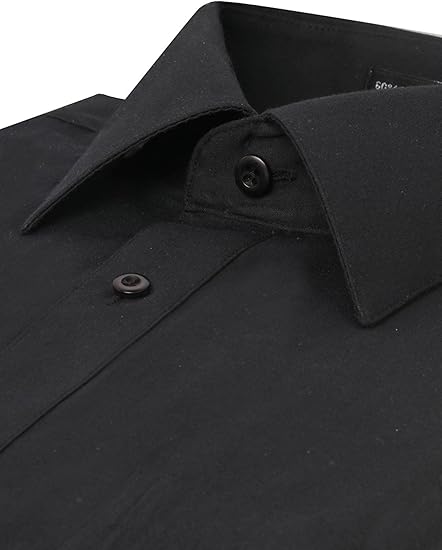 OMEGA ITALY - Camisas de vestir de manga larga para hombre (XL-3XL) RN153145