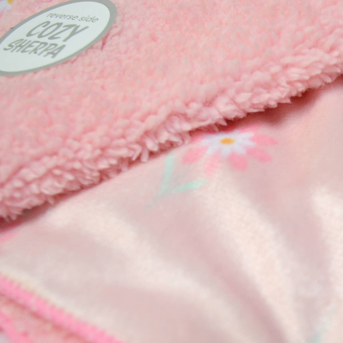 Super Soft Reverse side Cozy Sherpa Plush Baby Blanket