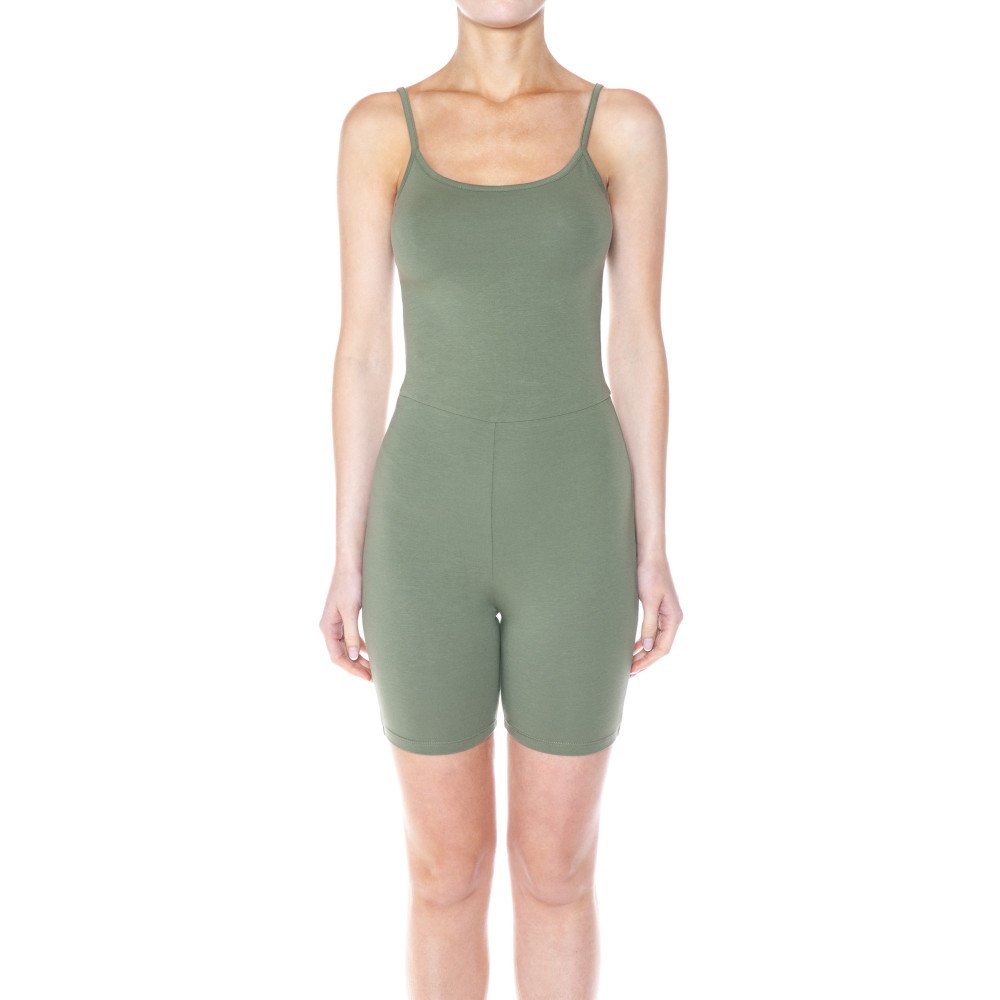 Ambiance - Women's Cami Bike Short Jumpsuit - 72384