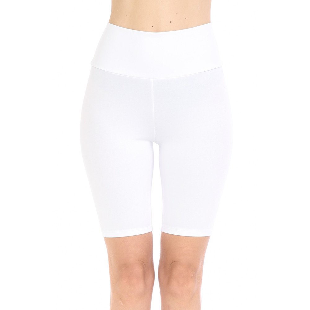 Ambiance - Pantalones Cortos de Ciclismo de Talle Alto para Mujer - 72529