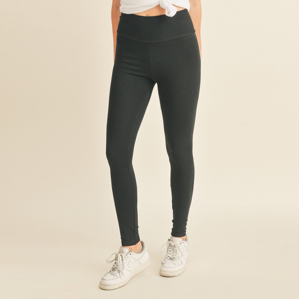 Ambiance - Women's High Rise Knit Leggings - 72579