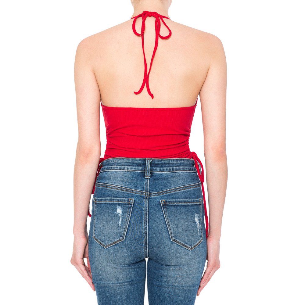 Ambiance - Women's Halter Neck Bodysuit - 73352