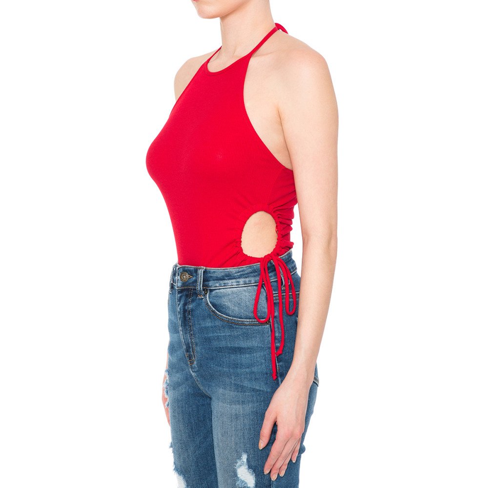 Ambiance - Women's Halter Neck Bodysuit - 73352