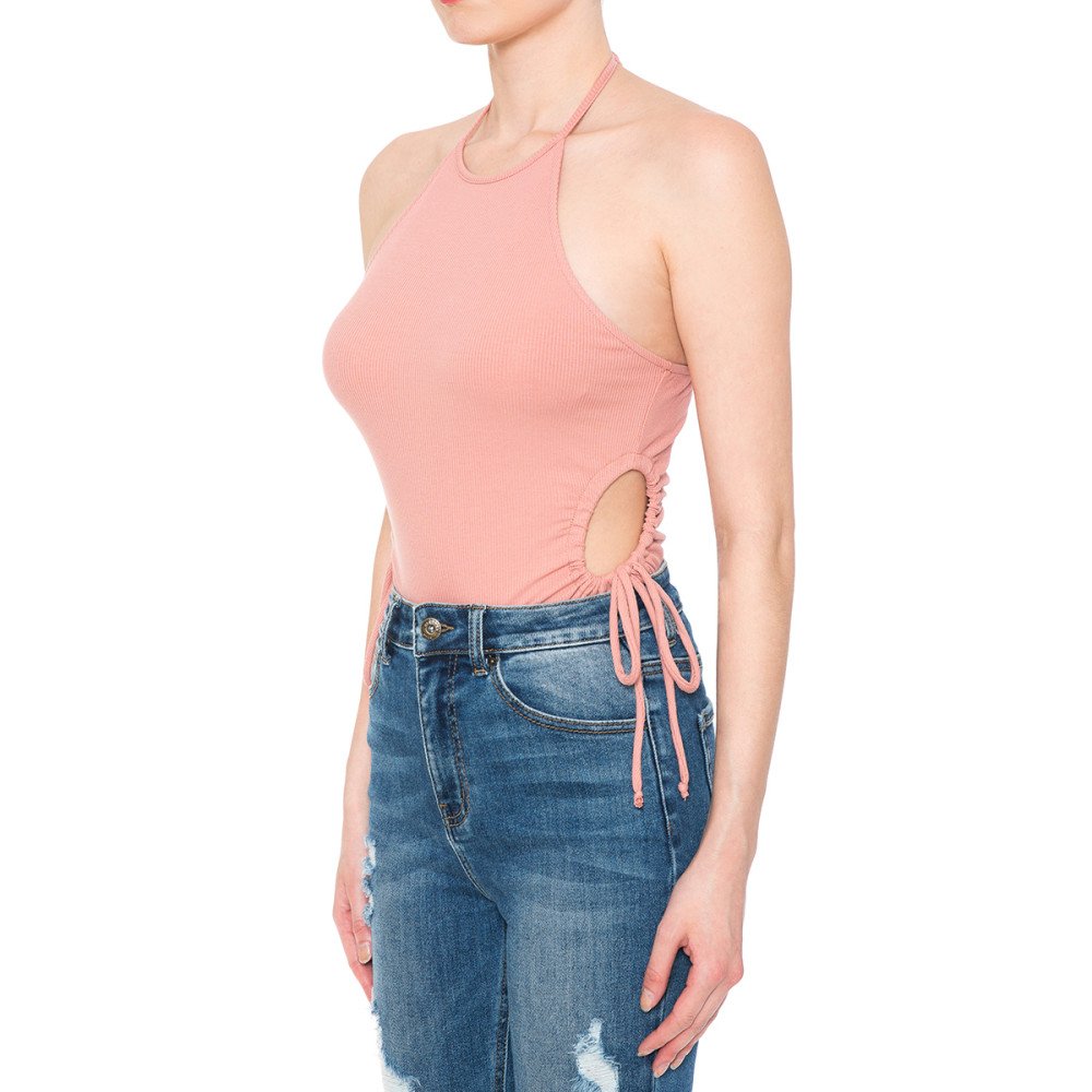 Ambiance - Women's Halter Neck Bodysuit - 73352