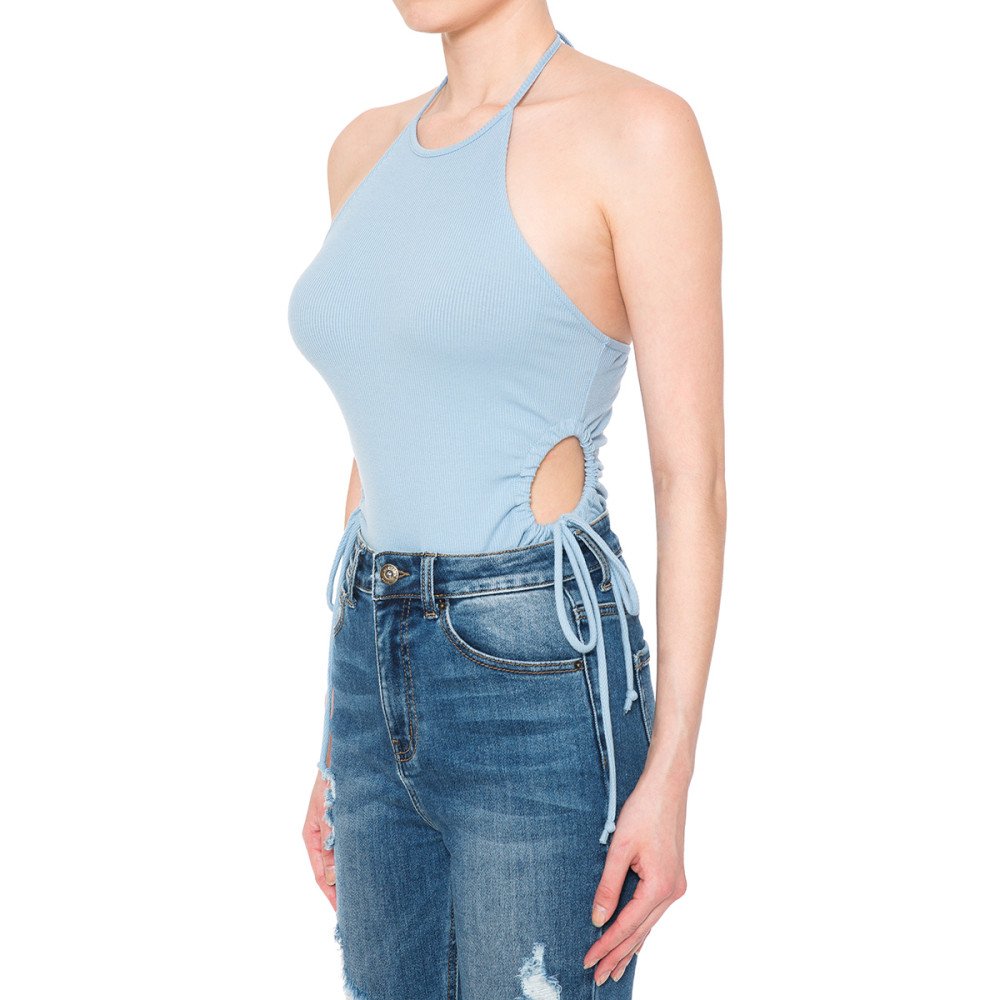 Ambiance - Women's Halter Neck Bodysuit - 73352