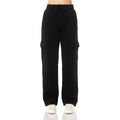 Ambiance - Women's Fleece Cargo Straight Sweatpants - 76081