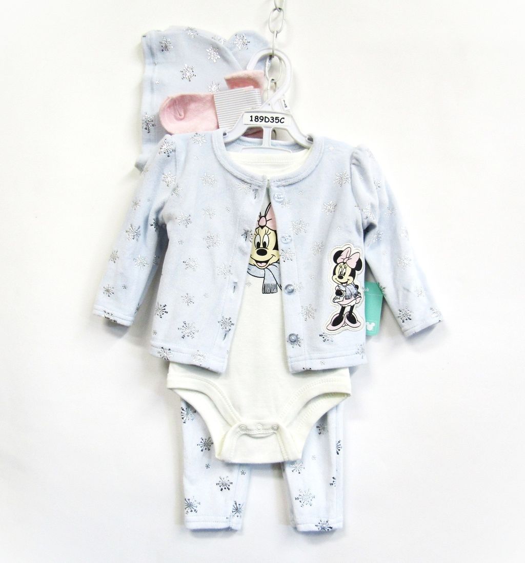 Girl's 5pc Minnie Mouse Outfit Set - 189D35C