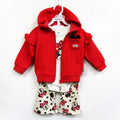 Girl's Minnie Mouse Jacket, T-shirt and Leggings Set - 753D36A